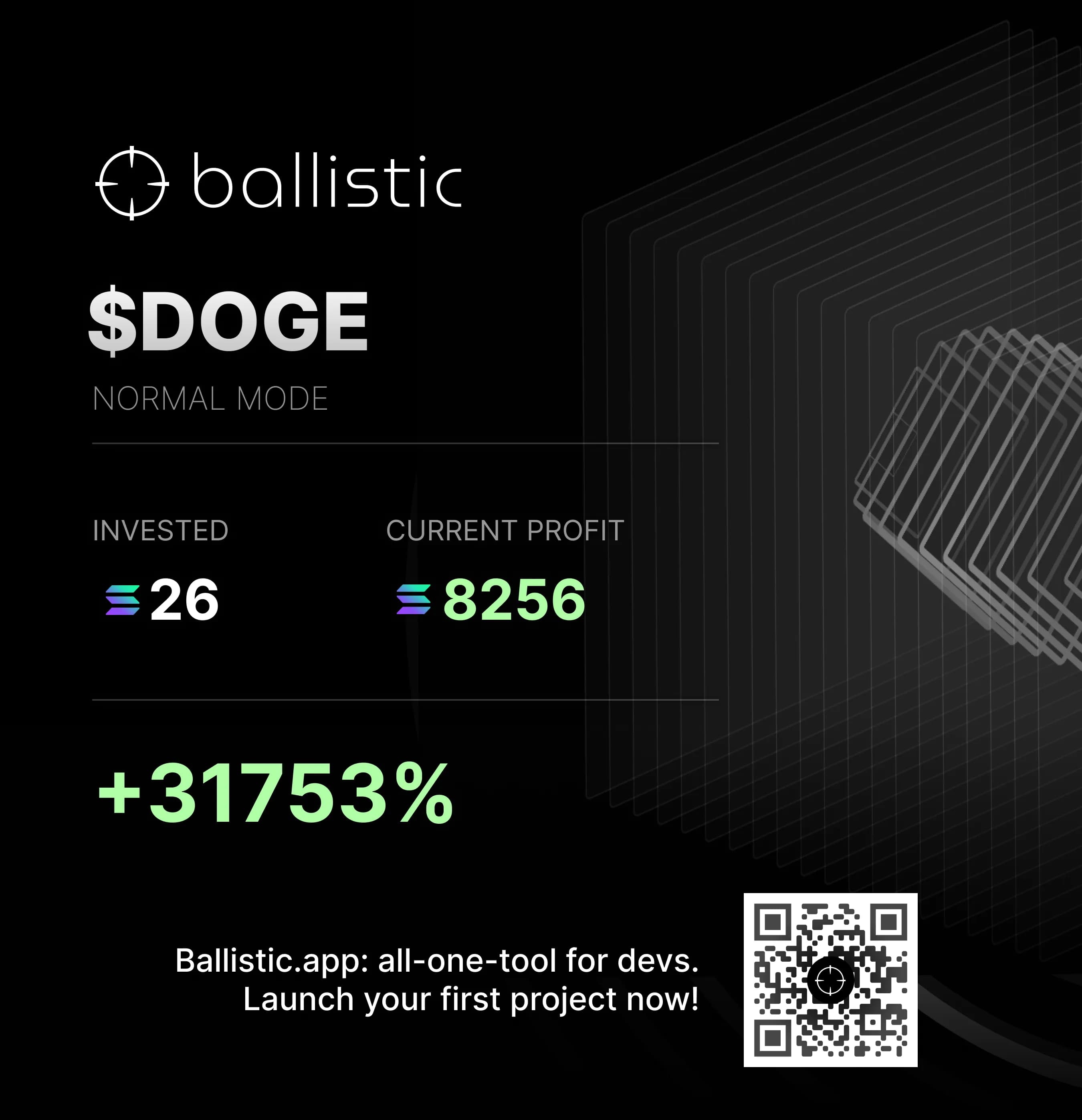 Ballistic launch PnL receipt